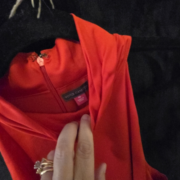 Vincent camuto halter neck maxi dress with asymmetrical hem - Picture 4 of 11